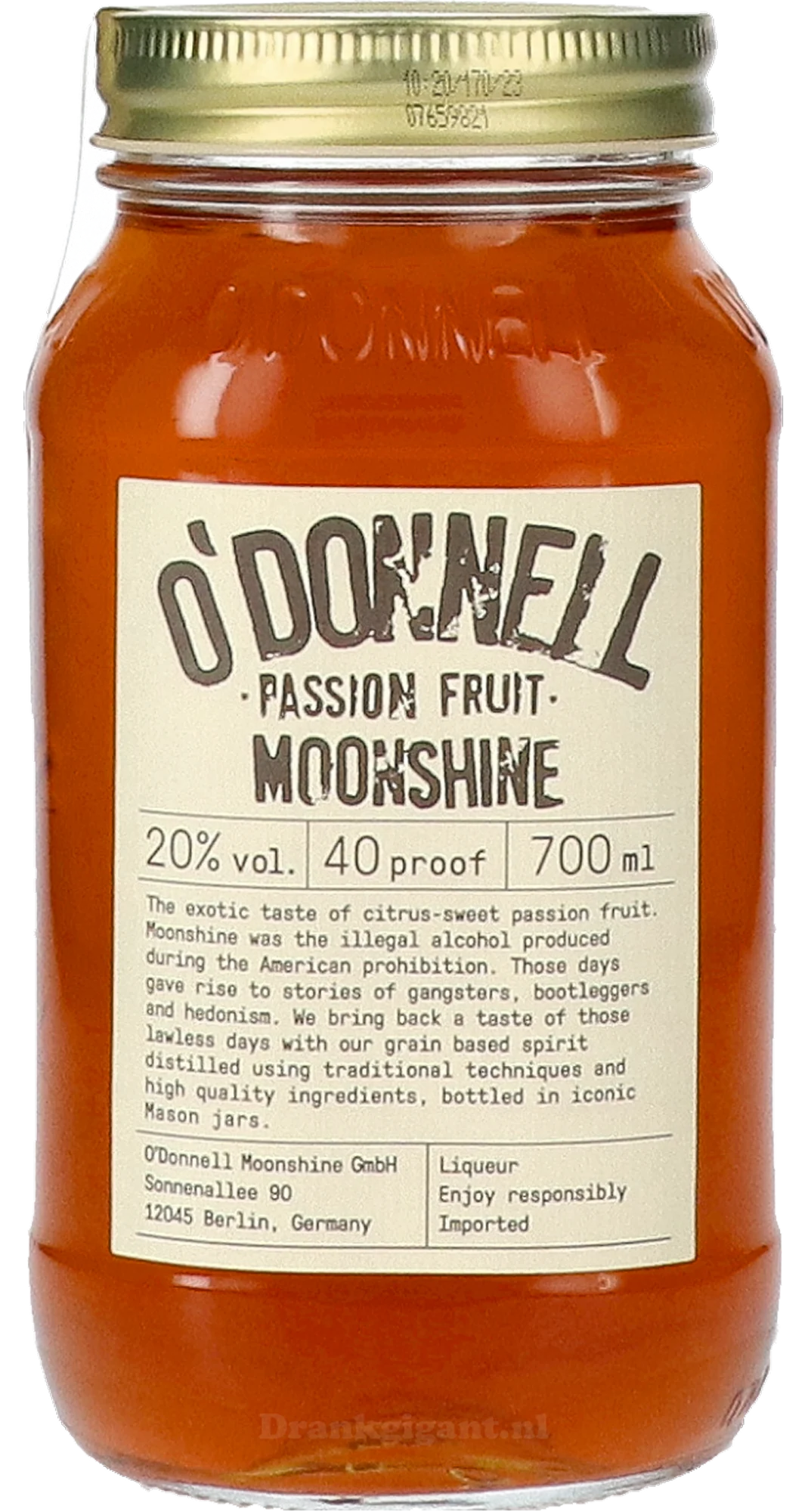 O'Donnell Moonshine 4 Soorten